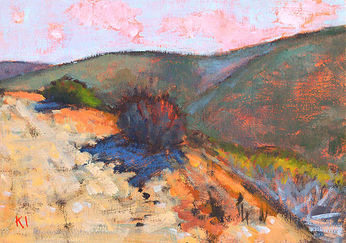 Laguna Canyon Landscape Painting Irvine